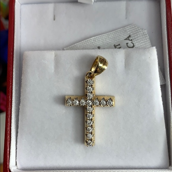 Johnny Dang Diamond Cross Pendant - Picture 1 of 8